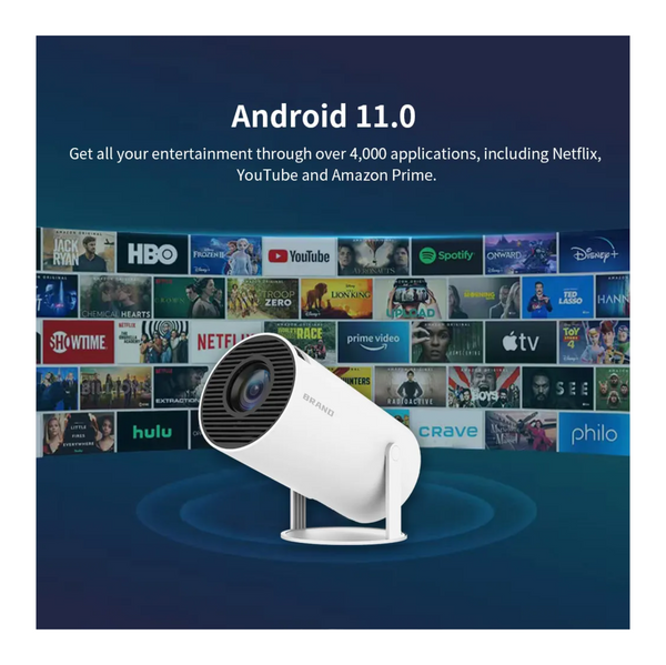 Sidaley Proyector 4K para productividad de cine en casa con rendimiento  Proyector Android Salange Hy300 Led Projector US Sistemas de cine en casa A  NOSOTROS