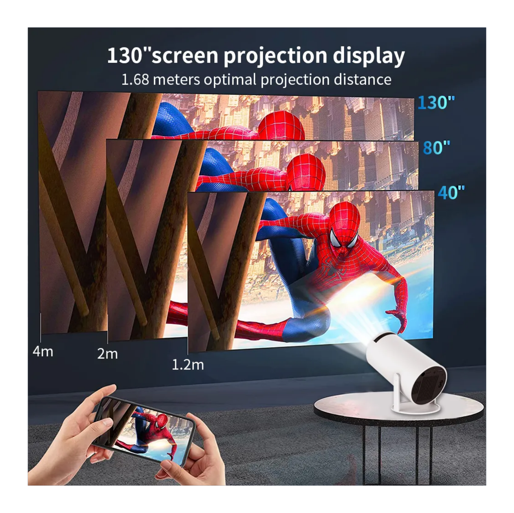 Salange-proyector HY300 de estilo libre para cine en casa – success-review